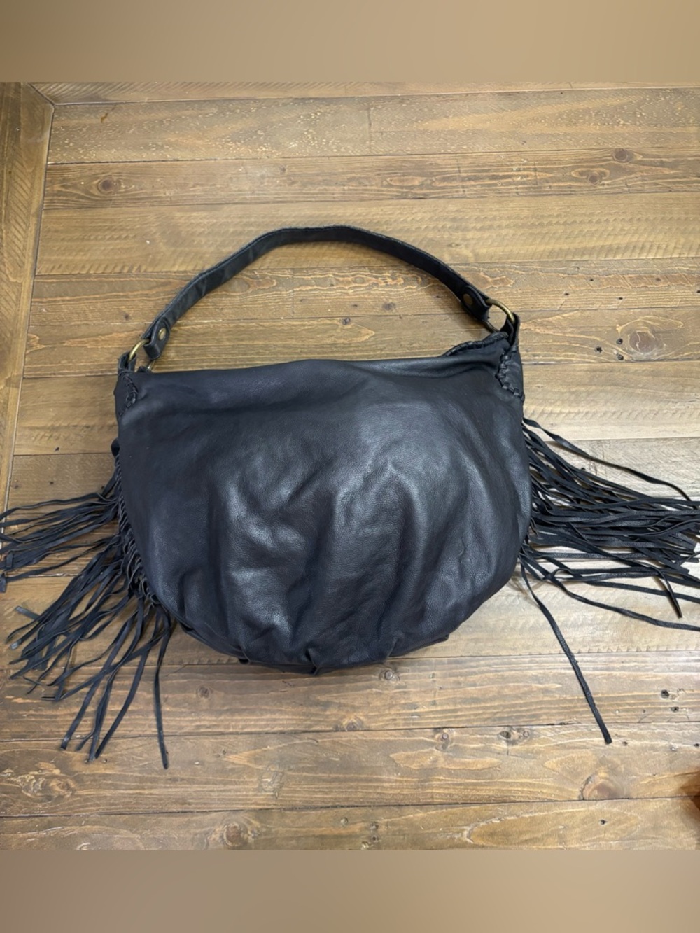Patricia Nash Vincenzo Slouchy Hobo Bag with Fringe - Picture 6 of 13